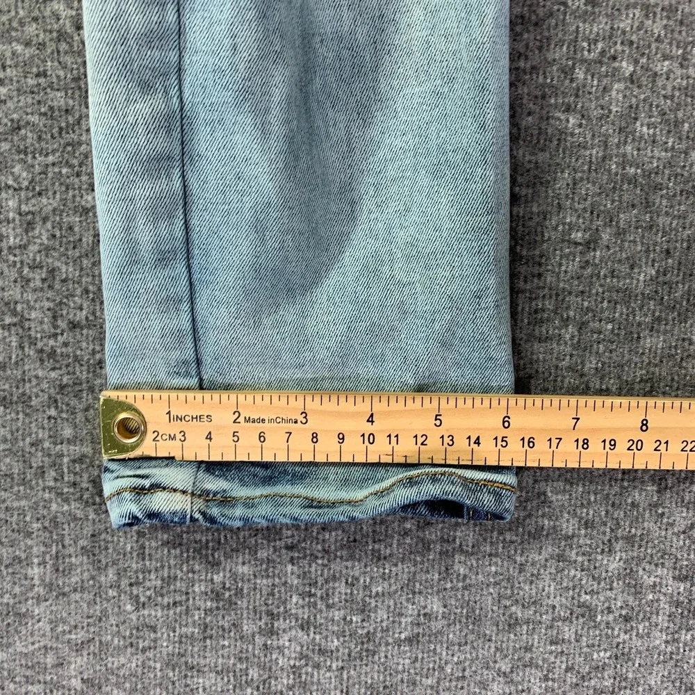 Ksubi Jeans Men 36x32 Van Winkle Denim Blue Fashion Button Fly